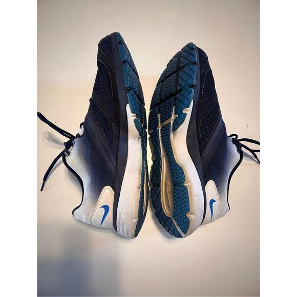 Nike Mens Size 11.5 Dual Fusion Athletic Sneakers Blue Ombre Running Workout Gym - Picture 10 of 14